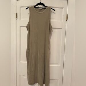 H&M Tan Midi Dress
